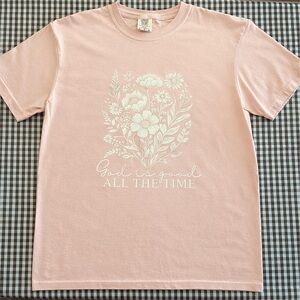 Christian God is Good Comfort Colors Shirt - Unisex Medium, Brand New